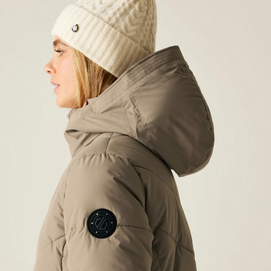 Dare2be Striking V Jacket Női télikabát barna