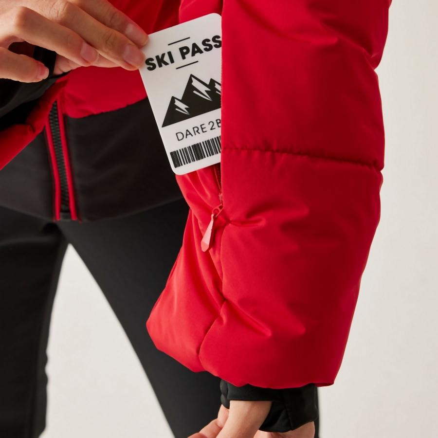 Dare2be Glitz Jacket Női prémium síkabát 15.000 piros