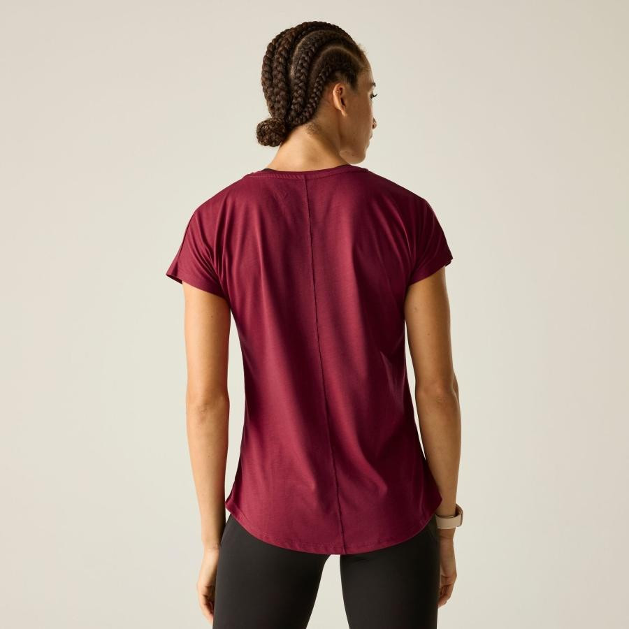 Dare2be Serenity Tee Női gyorsan száradó póló bordó