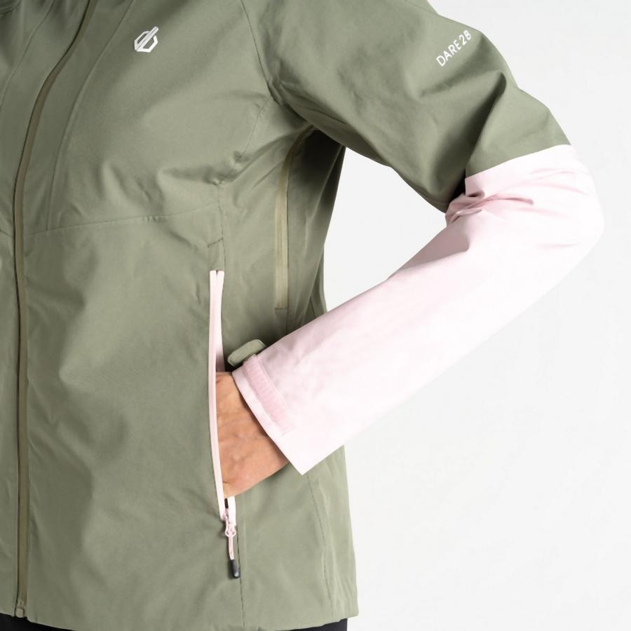 Dare2be Assert Jacket Női síkabát 20000 vízálló és lélegző rózsaszín/korall/pink Dare2be Assert Jacket Női síkabát 20000 vízálló és lélegző rózsaszín/korall/pink