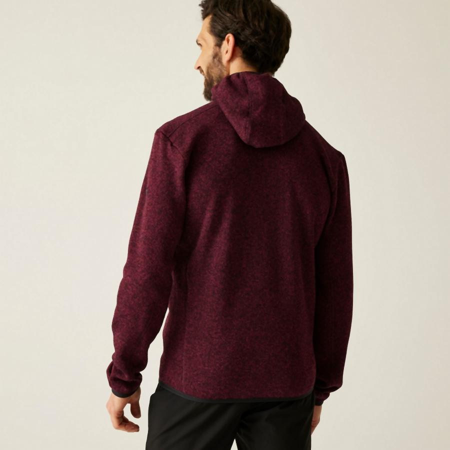 Regatta Hooded Newhill Férfi polár felső bordó Regatta Hooded Newhill Férfi polár felső bordó