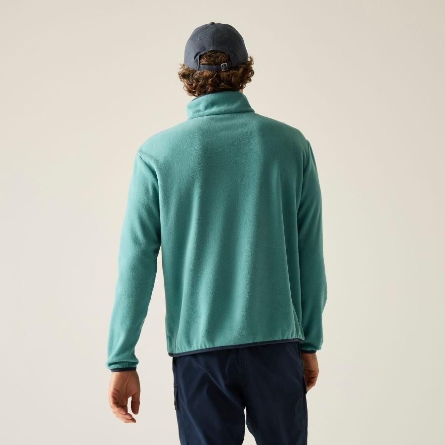 Regatta Frankie Half Zip Férfi pulóver zöld