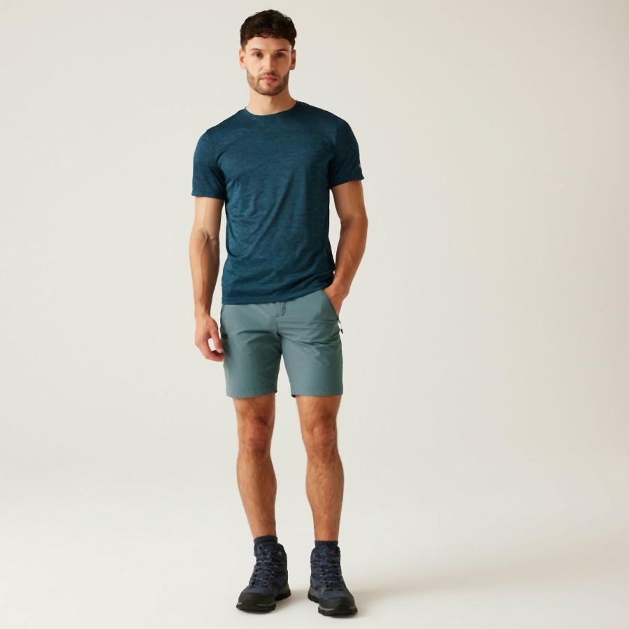 Regatta Xert StrShort III férfi technikai short zöld