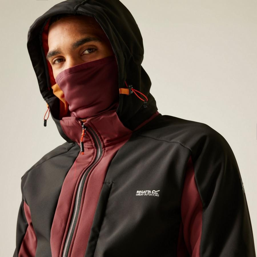 Regatta Hewitts Férfi softshell 15000 mm bordó