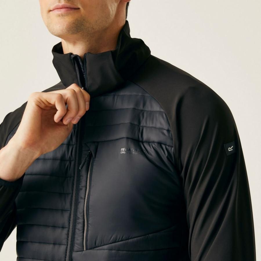 Regatta Pro Hybrid II Férfi softshell kabát fekete Regatta Pro Hybrid II Férfi softshell kabát fekete