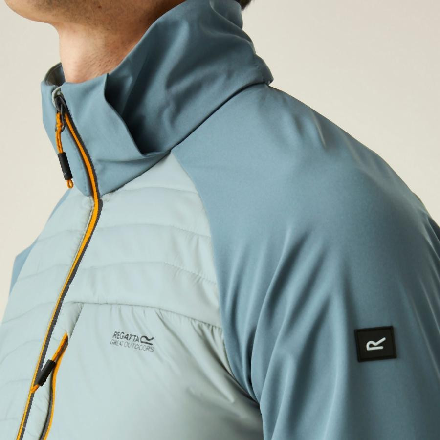 Regatta Pro Hybrid II Férfi softshell kabát kék