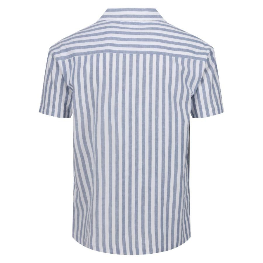 Regatta ShoreBayShirt II Férfi pamut len ing kék