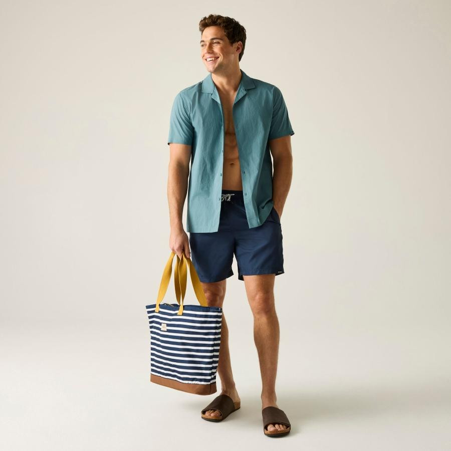 Regatta Hadlin Shirt Férfi pamut ing kék