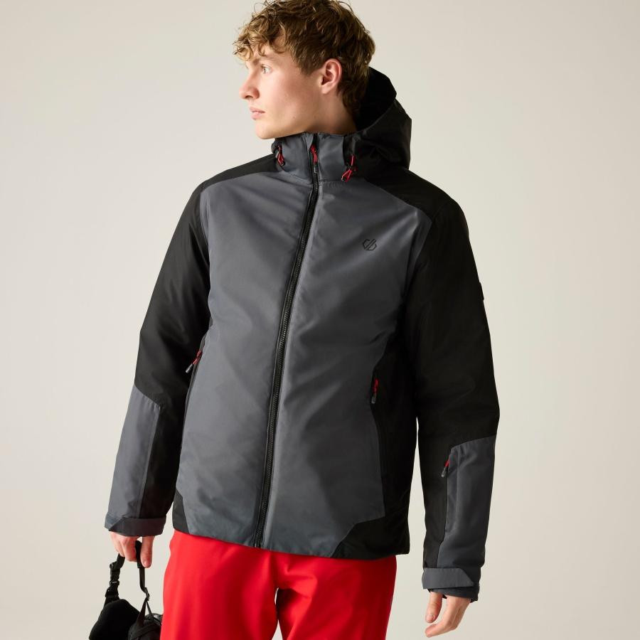 Dare2be Precision II Jkt Férfi síkabát 10000 vízálló és lélegző szürke