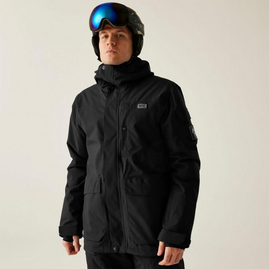 Dare2be Twin Tip Jacket Férfi prémium síkabát 30.000 mm fekete