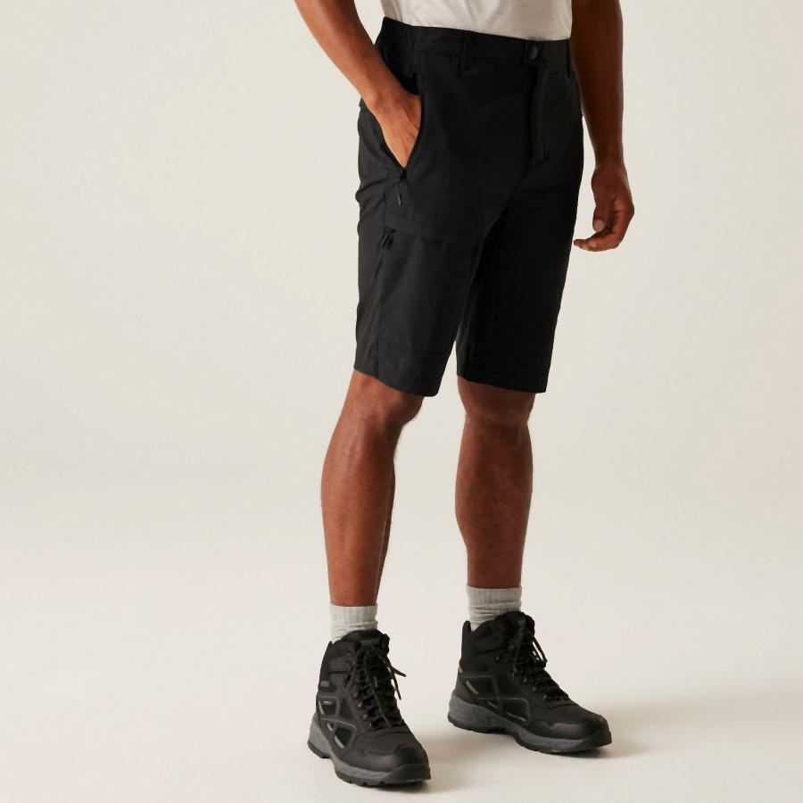 Regatta HightonShortLngII Férfi technikai short fekete