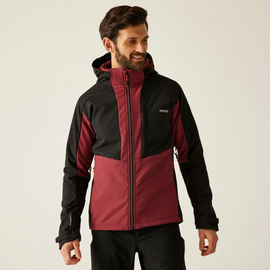 Regatta Hewitts Férfi softshell 15000 mm bordó
