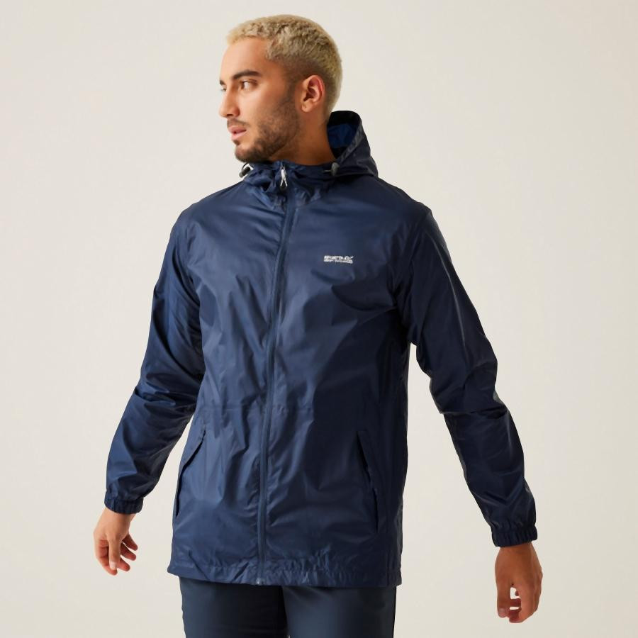 Regatta Pack It Jkt III férfi esőkabát 5.000 mm kék